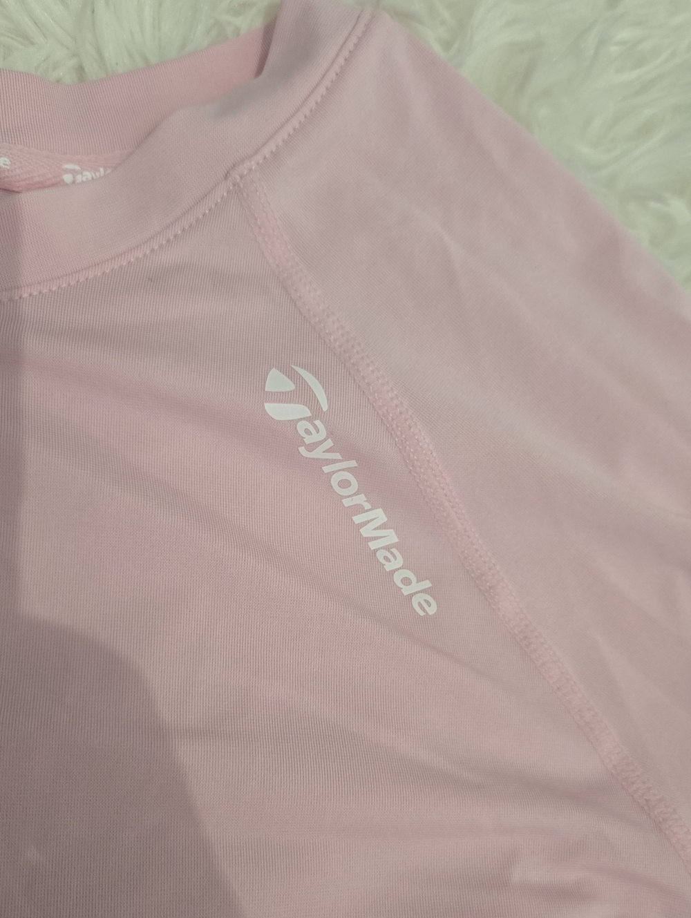 TaylorMade Light Pink Long Sleeve Performance Golf Tee Size XL - Picture 3 of 10